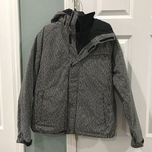 Black and White Women's Burton Ski Jacket